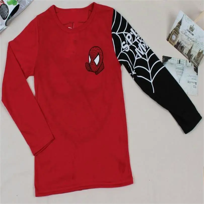 HOT NEW 2018 Long Sleeve Kids Boys T-shirt Top popular cartoon Clothing casual baby clothing |
