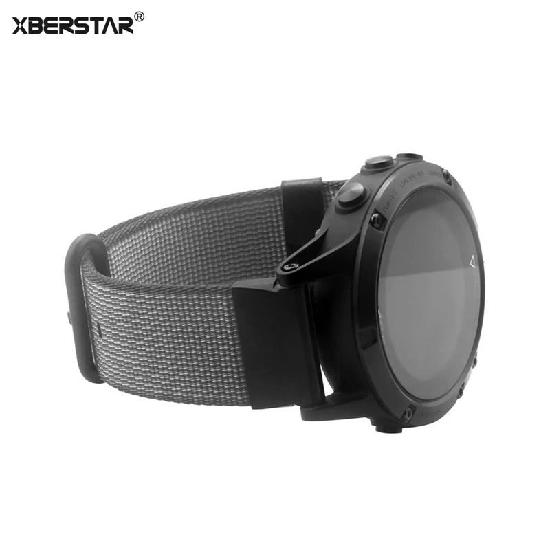 XBERSTAR Quick Release нейлон плетеный браслет на запястье ремешок для Garmin Fenix 5/Forerunner 935/подход S60 gps часы ремешки