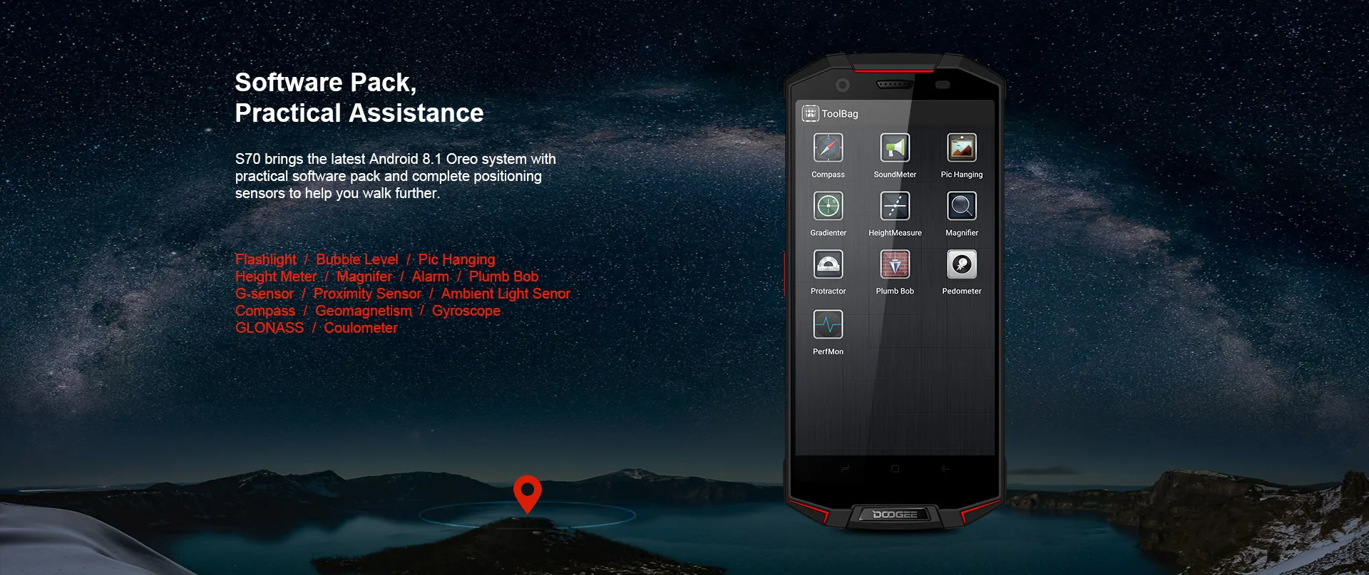 Быстрая DOOGEE S70 IP68/IP69K водонепроницаемый ударопрочный смартфон 5500mAh 5,99 ''6 GB 64GB 16,0 Мп камера 12 МП