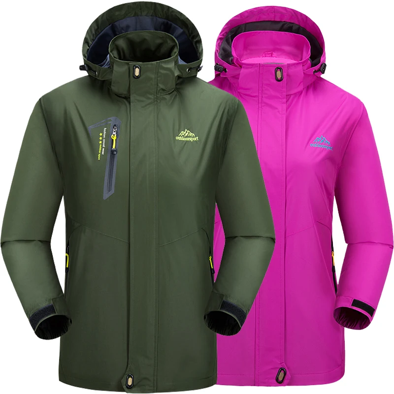 

New Men Windbreaker Jackets Man Outdoor coats for men Women Spring autumn Hooded Camping Hiking jacket jaqueta Hombre Waterproof