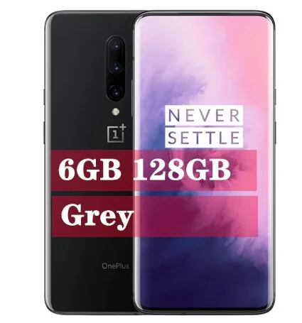 6GB 128GB Grey Global Oneplus 7 Pro смартфон кислород Android Snapdragon 855 AMOLED Восьмиядерный 6,6" 3120x1440 изогнутый край OTA 30W Мобильный - Цвет: 6GB 128GB Grey