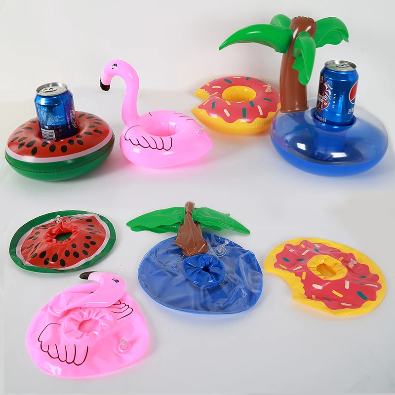 Держатель для летней игрушки надувной держатель чашки в виде фламинго Пончика
