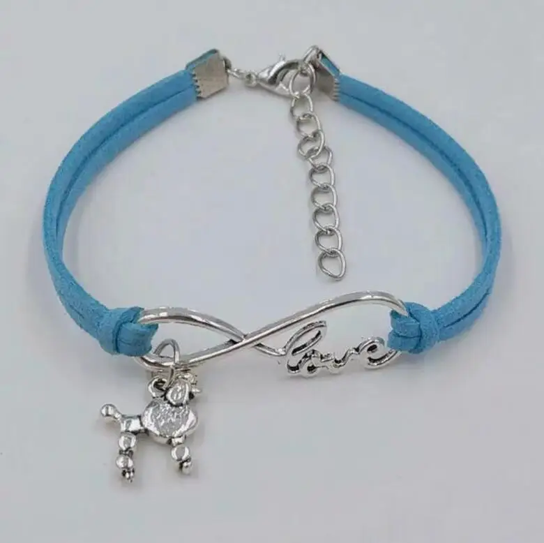 Браслет унисекс на счастье 8 Мопсов 14 цветов|Браслеты с шармами| |