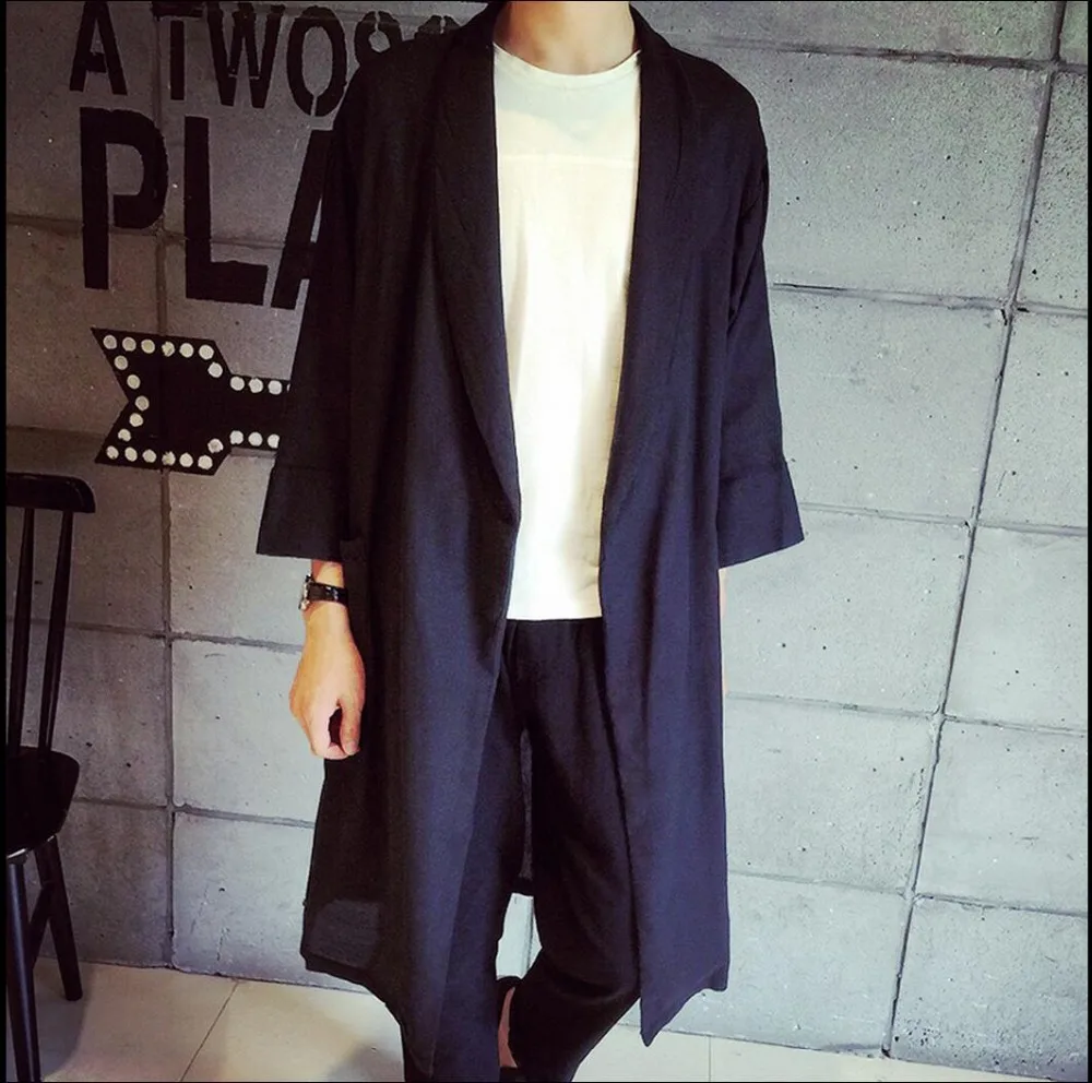 Лидер продаж сезон весна осень Новинка винтажный кардиган свободный льняной