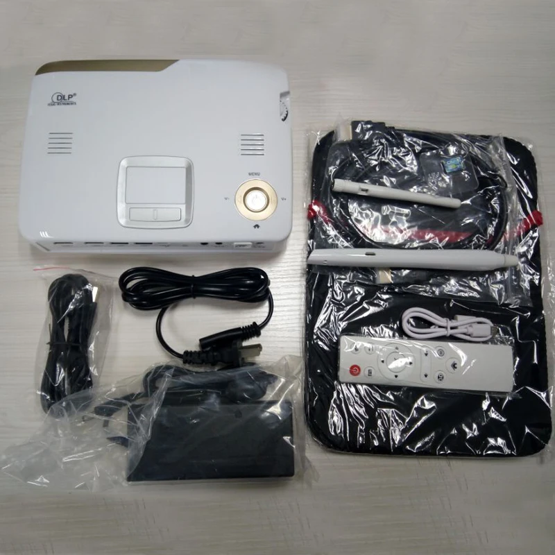 Светодиодный проектор 4 К HD умный multimedi Видеопроектор для домашнего Театр Бизнес