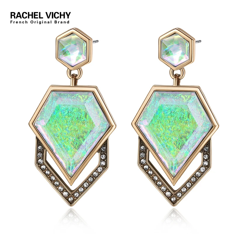 Модные Индийские Винтажные серьги RACHEL VICHY для женщин современные массивные