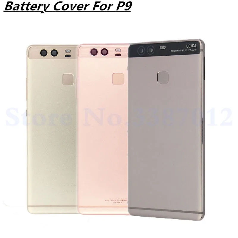 Задняя крышка для Huawei P9 аккумулятора корпус задняя дверь с боковыми кнопками +