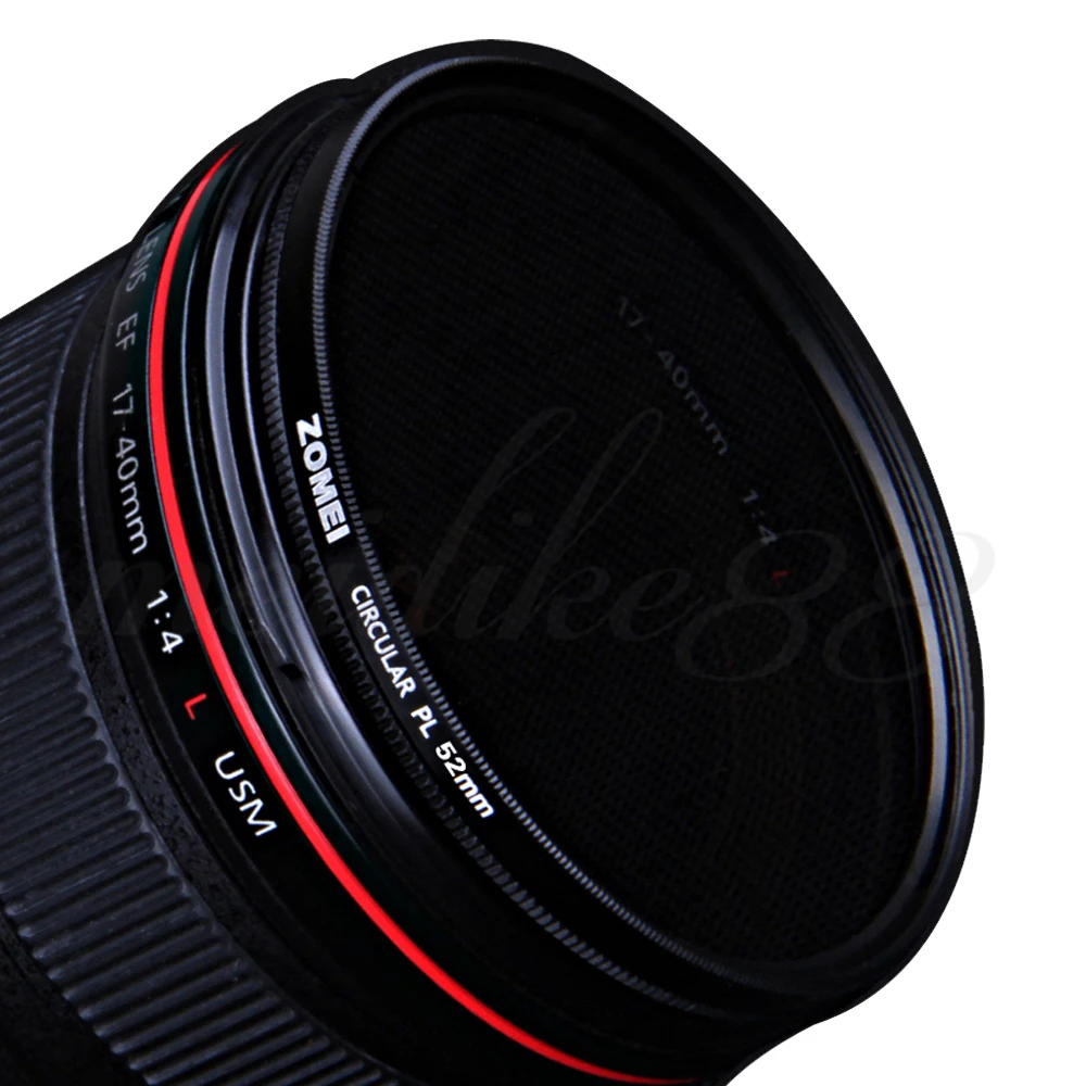 Zomei 52 мм CIR PL круговой поляризационный фильтр CPL для объектива камеры Canon Nikon|filter