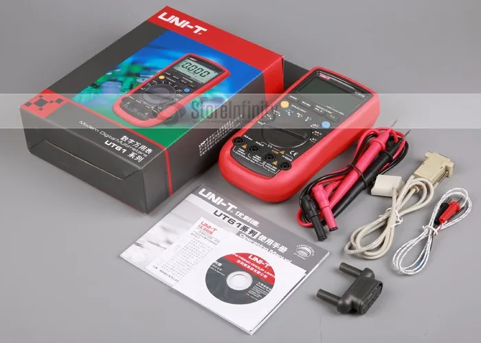 UNI-T UT61B Современные Цифровые мультиметры тестер UT61B AC/DC метр