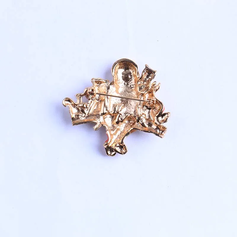 Винтажная брошь Санта-Клауса булавка в форме животного для кошек собак кроликов