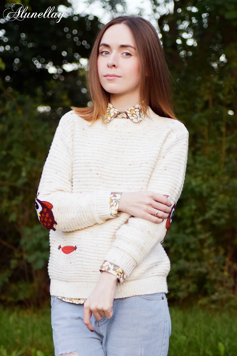 2017 Женский Модный осенне-зимний однотонный кашемировый свитер с круглым вырезом