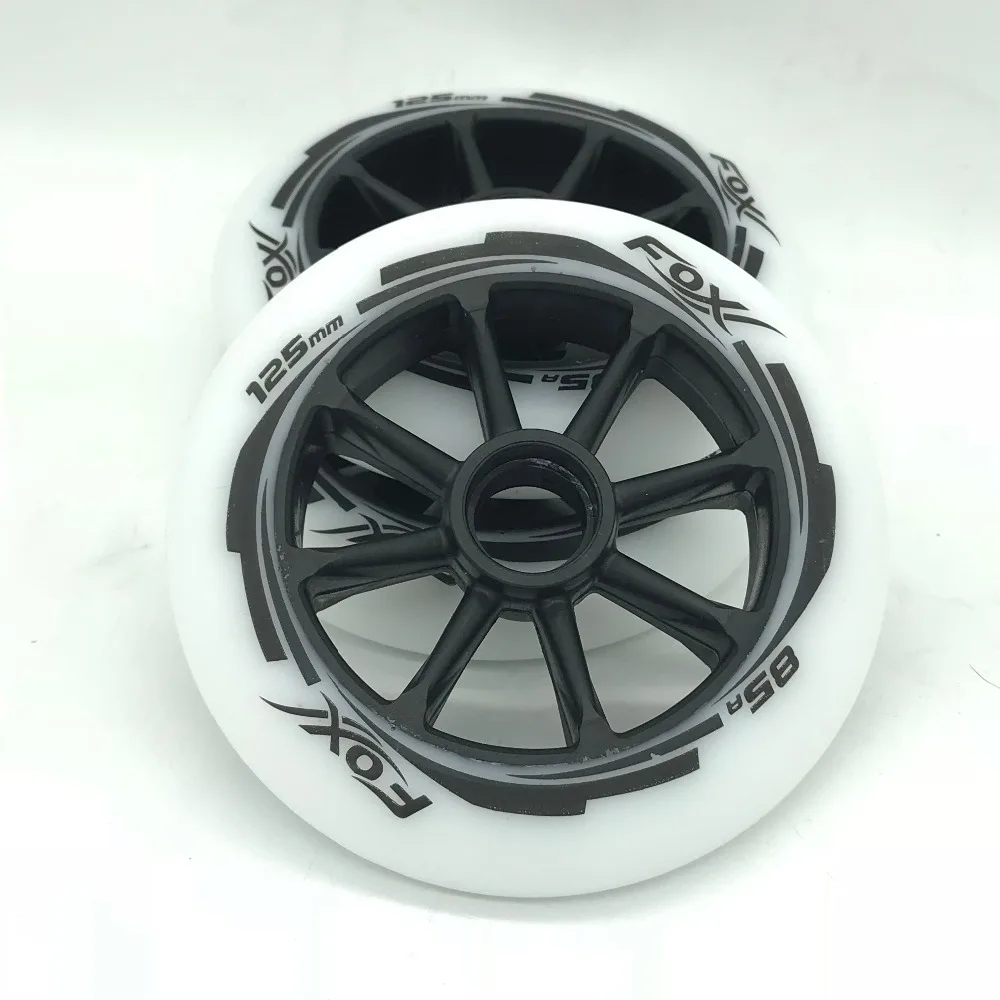 3 шт., скоростные роликовые коньки из ПУ кожи, 125 х24 мм | AliExpress