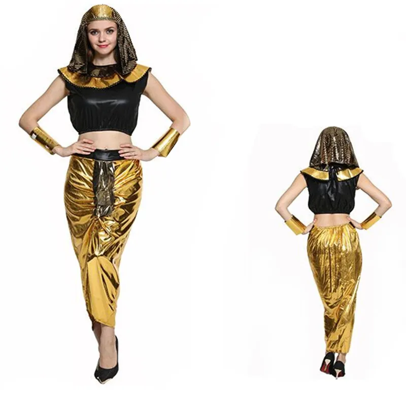 Мужской и Женский карнавальный костюм египетского фараона для взрослых