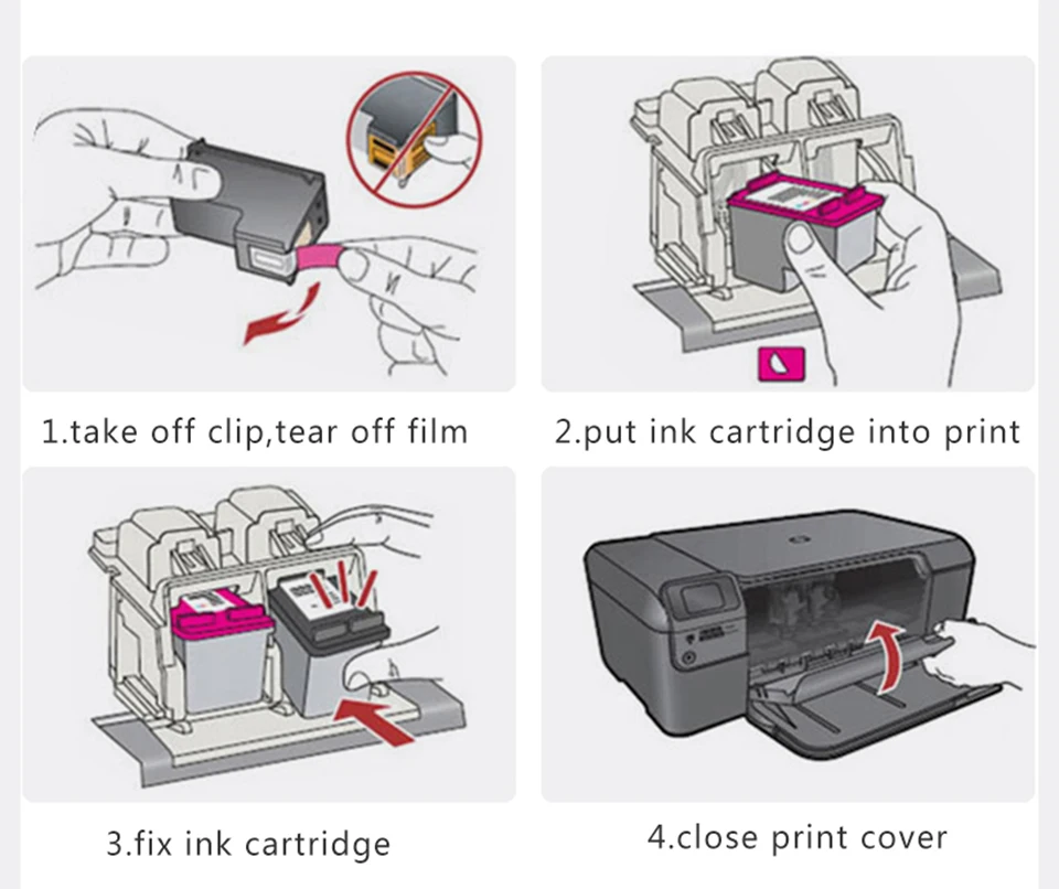 46 высокое Ёмкость 46XL чернильный картридж CZ638AA CZ637AA для hp с чернилами hp DeskJet 2520hc 2020hc 2025hc 2029 2529 4729 принтер