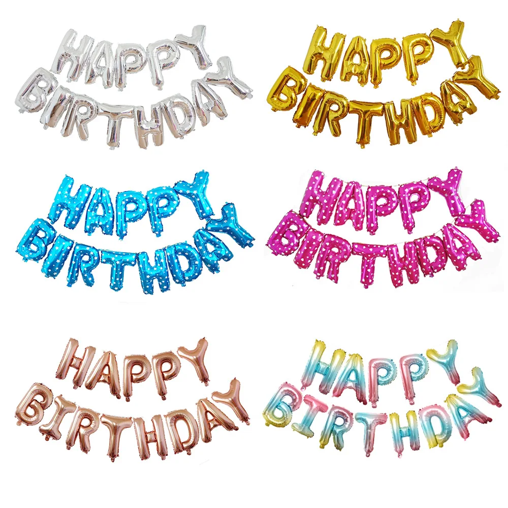 

Happy Birthday Balloon 16-inch Suit