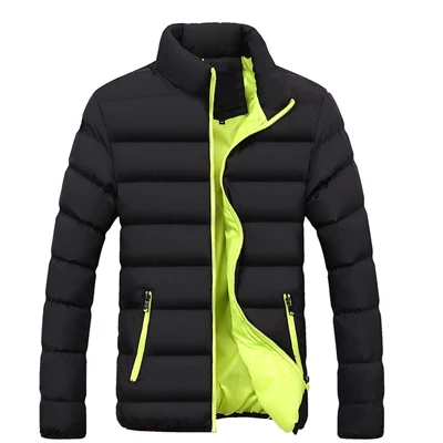 Blackgreen UNIVOS KUNI, мужское плотное пальто, модное, Dwon, хлопковая куртка, брендовая, зима, осень, с подкладкой, повседневная, мужская, большой размер, 5XL, Q6079 - Цвет: Blackgreen