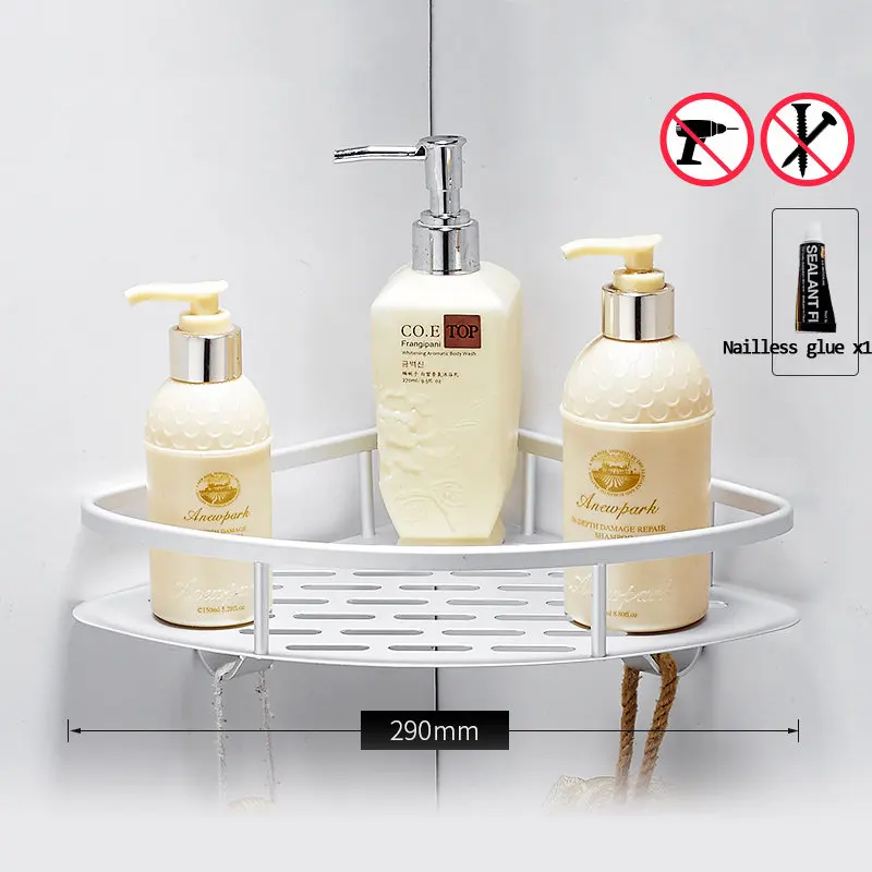 1PC Corner Storage Holder Shelves Bathroom Shampoo Shower Kitchen Rack Organizer Best Wall Shelf U3 | Обустройство дома