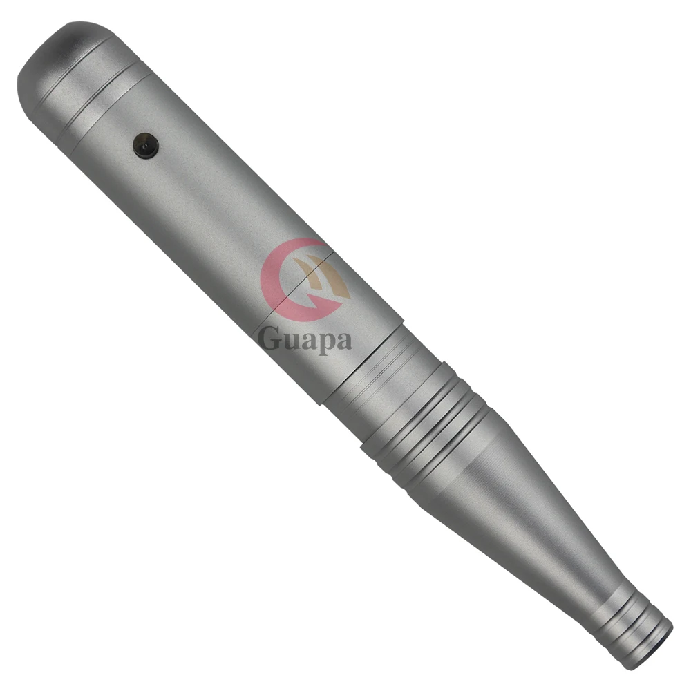 Цифровая Серебристая машинка для татуажа бровей 3 уровня скорости беспроводная