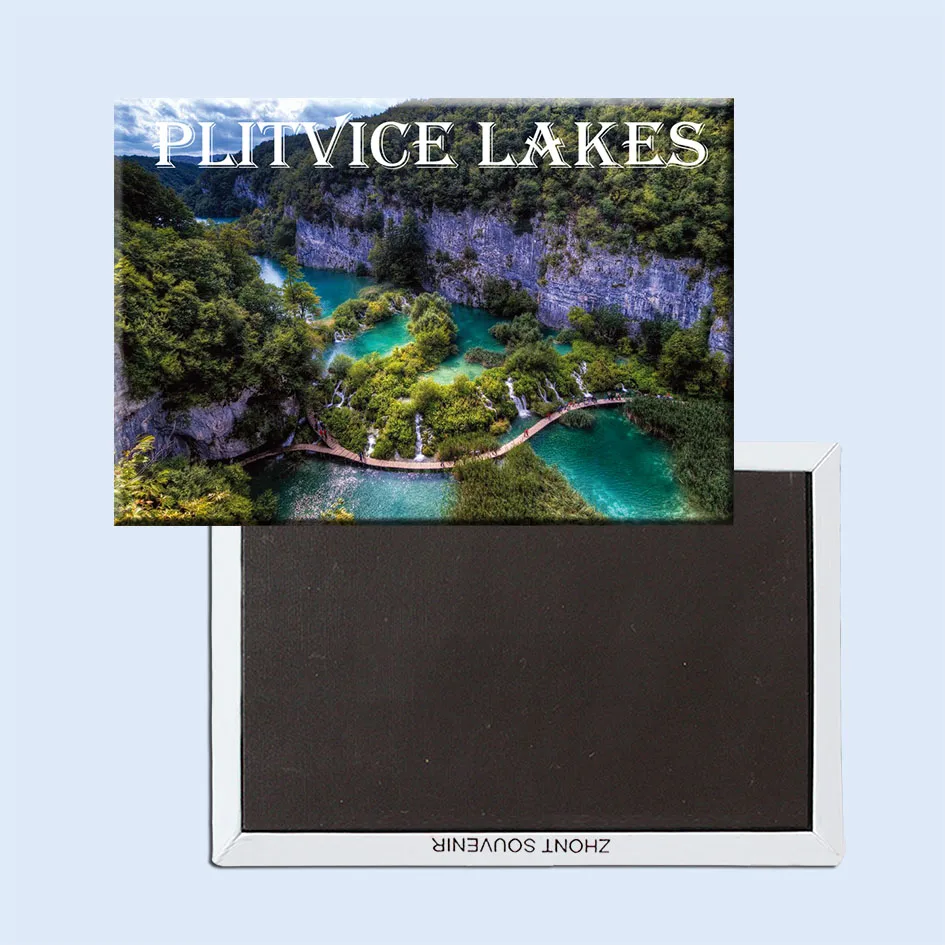 

Plitvice Lake National Park, Хорватия, красивые ландшафты, магниты на холодильник 21525, туристический подарок для отпуска