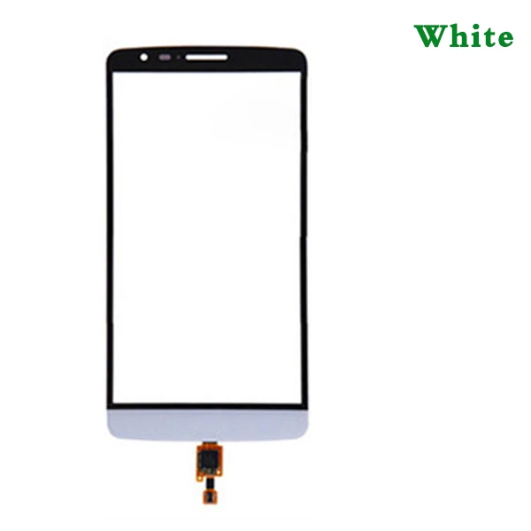 white No Tool Замена высокого качества 5," для LG G3 Stylus D690N D690 сенсорный экран дигитайзер сенсор Передняя стеклянная панель объектива Черный Белый Золотой - Цвет: white No Tool