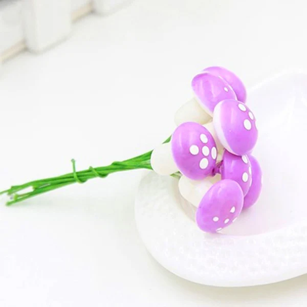 10 шт. мини милые грибы для горшков растений Сказочный садовый кукольный домик