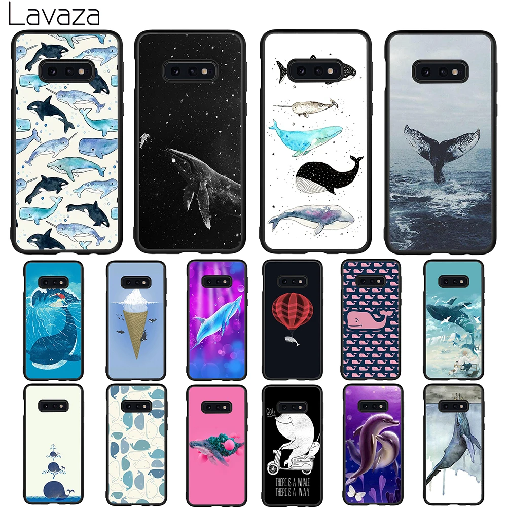 Lavaza Funny Animal Whale Soft Case for Galaxy A3 A5 2016 2017 A6 plus A7 A8 A9 J6 2018 A10 30 40 50 70 |