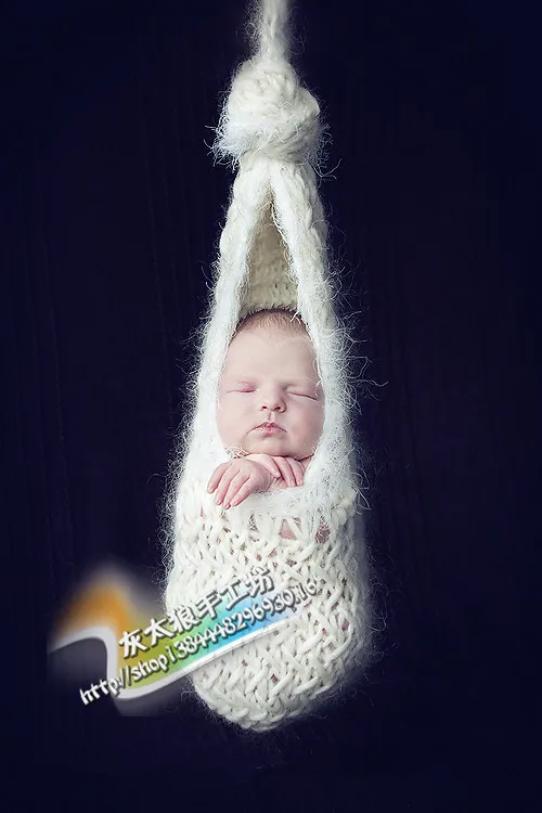 2017 Cute Creative New Born Infant Toddler Baby 0-3 Months Photo Prop Knitting Costume Sleeping Bag Winter Envelopes |