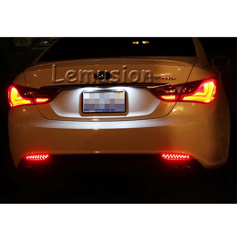 1 пара Автомобильный светодиодный номерной знак светильник дневные ходовые огни