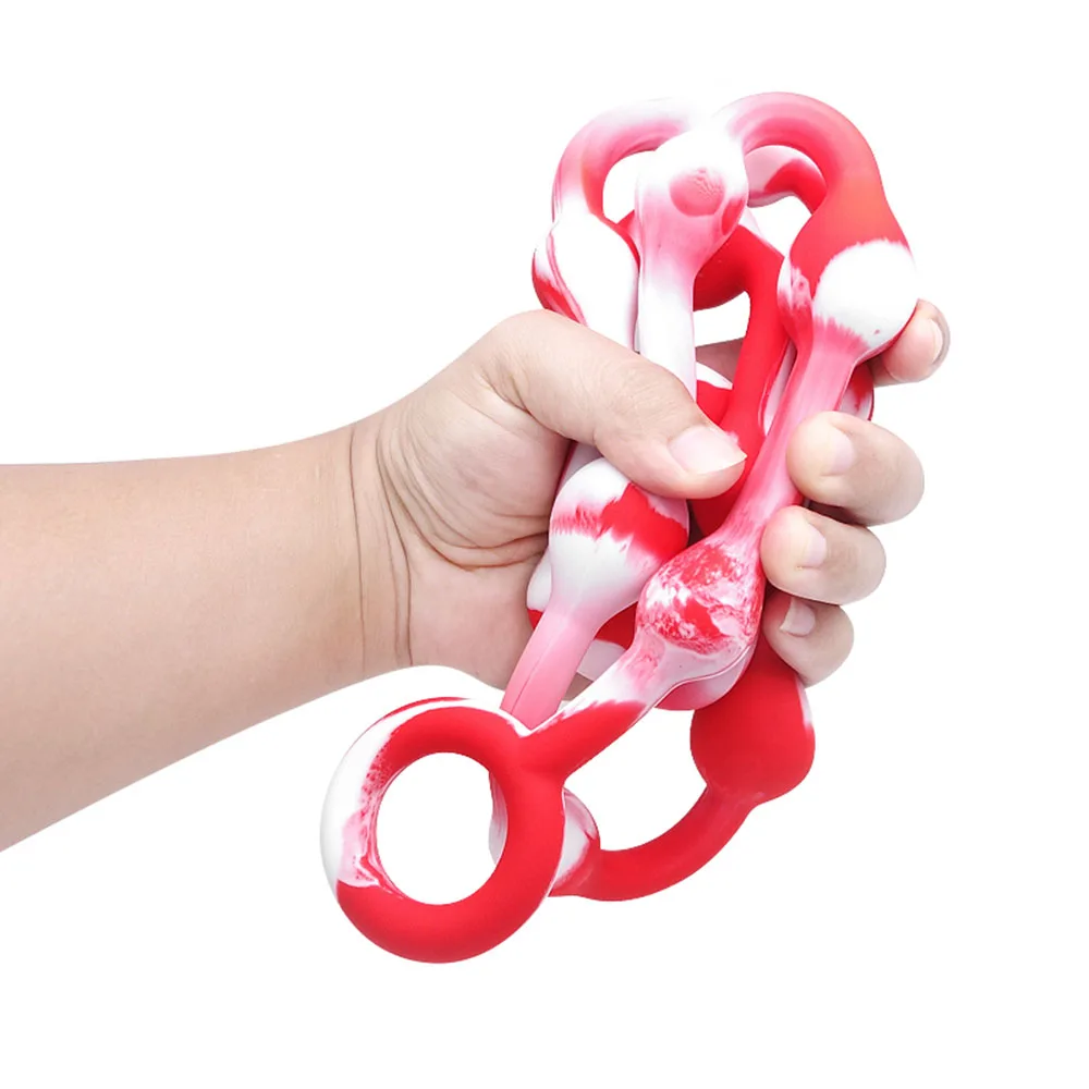 100cm Anal Butt Plug Silicone Beads Long with Safe Pull Ring Dilatator Ball Ass Massage Anaal Buttplug | Красота и здоровье