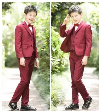 2018 новые свадебные костюмы для мальчиков смокинги наряды осенняя одежда деловой