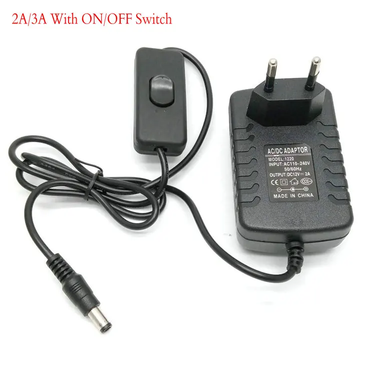 Адаптер для светодиодных лент 100 240 в перем. Тока 1/2/3 А|adapter 12v ac|12v 3a adapteradapter |