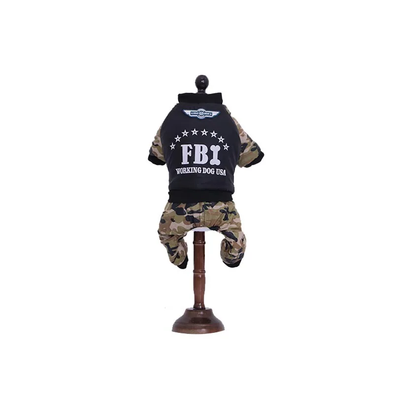 Камуфляж ФБР Одежда для собак пальто куртка зимняя одежда Чихуахуа | Дом и сад