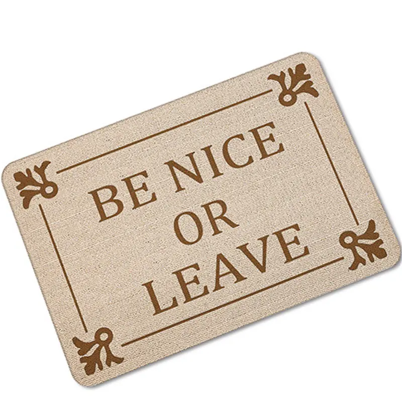 Винтажный магнитный коврик с надписью коралловый резиновый напольный