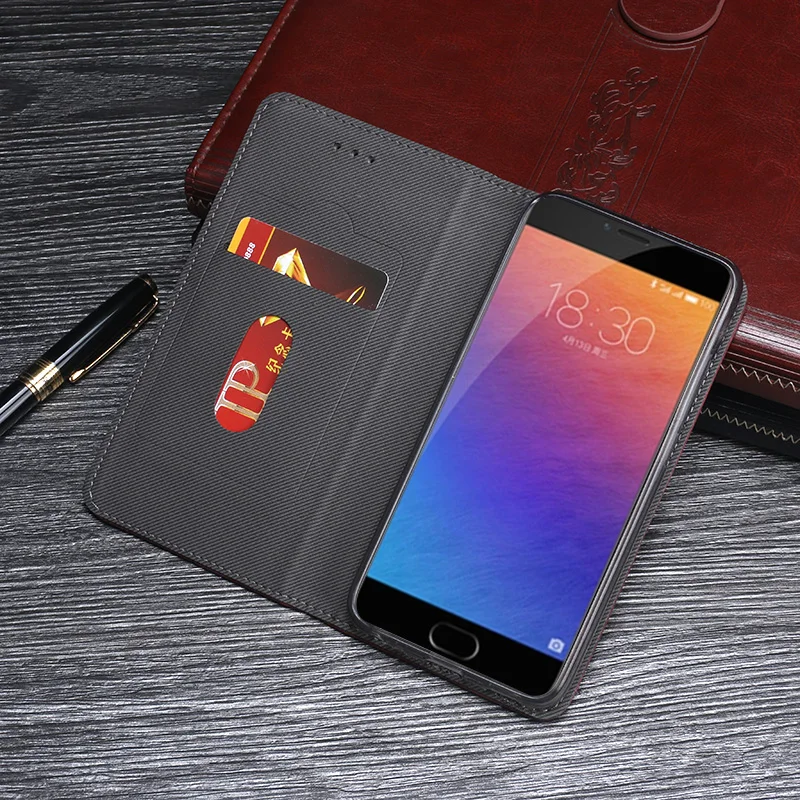 Чехол IDEWEI для Meizu Pro 6 Роскошный кожаный флип-чехол Pro6 защитный чехол телефона в