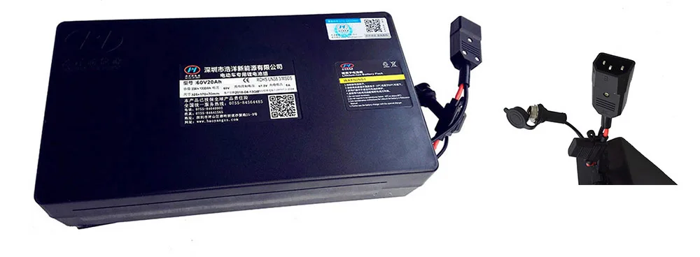 Battery 20AH 20AH 12AH 60V Аккумулятор для tire Электрический скутер - Цвет: Battery 20AH