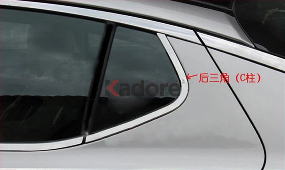 Для Kia Optima K5 2011 2012 отделка из нержавеющей стали Декоративная формовочная полоса авто наружная защита оконная наклейка аксессуары