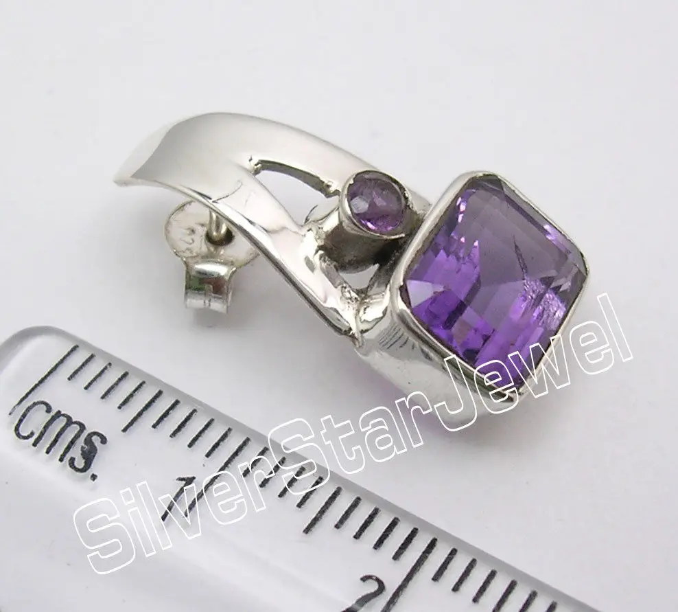 Серебряные натуральные цитрины стильные s серьги 2.0CM1 пара сережек религиозные украшения вариации