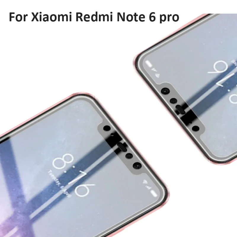3 шт. 9H полное покрытие экрана протектор для Xiaomi redmi mi Note 6 Pro note6 pro Полное защитная пленка закаленное