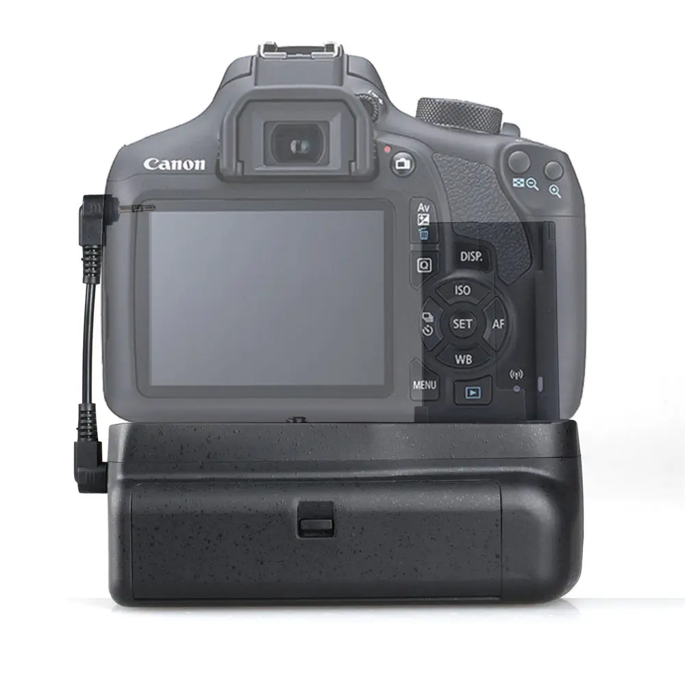 Вертикальный Батарея рукоятки для Canon 200D Rebel SL2 камера с 2 шаговым