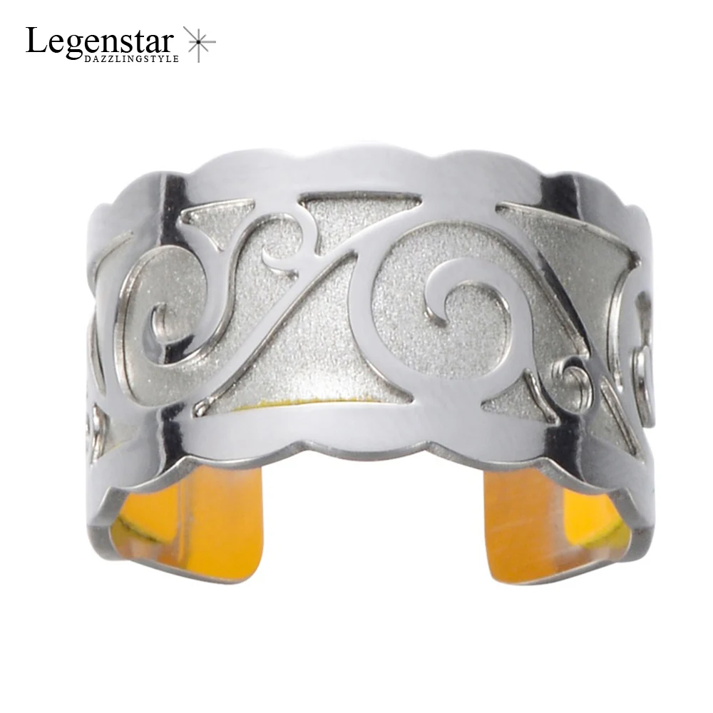 Legenstar любые Щепка Нержавеющая сталь кольца для женщин и мужчин с возможностью