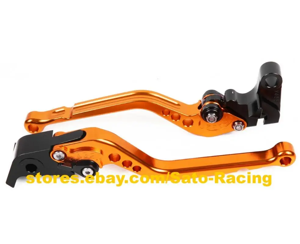 Long Orange Для Yamaha XT660R X XTZ 660 H N Tenere DT 50 DT50R 70K10 70K1A CNC Длинные и Короткие Рычаги Тормозная система сцепления мотоцикл вскоре рычаг - Цвет: Long Orange