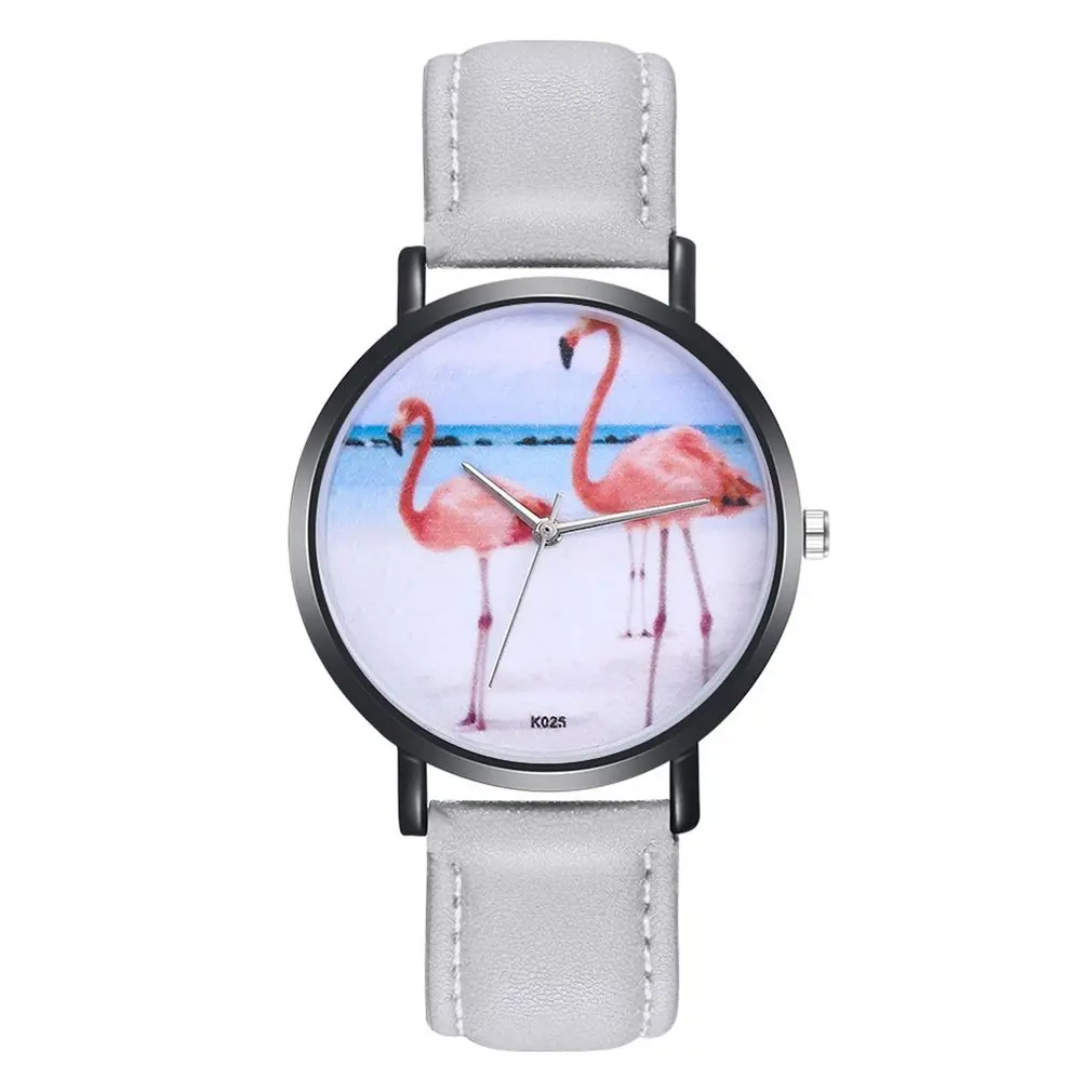 Женские кварцевые часы Аналоговые Кварцевые c циферблатом наручные Фламинго