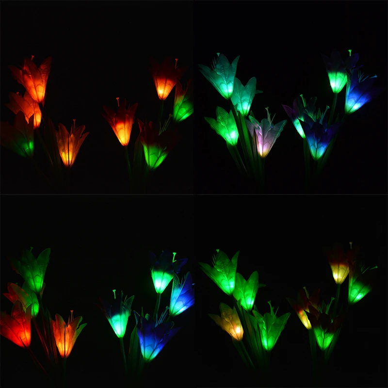 Солнечный газон свет Пейзаж огни светодиодное уличное освещение для сада двора