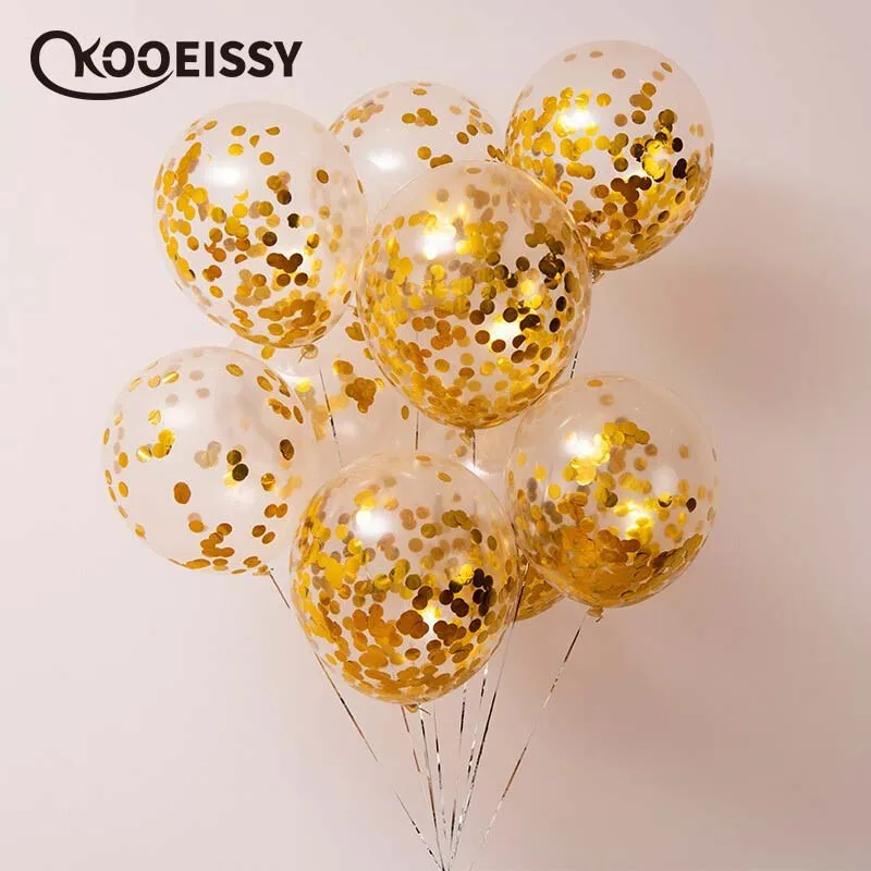 5 шт. конфетти воздушные шары праздничные украшения подарок на день