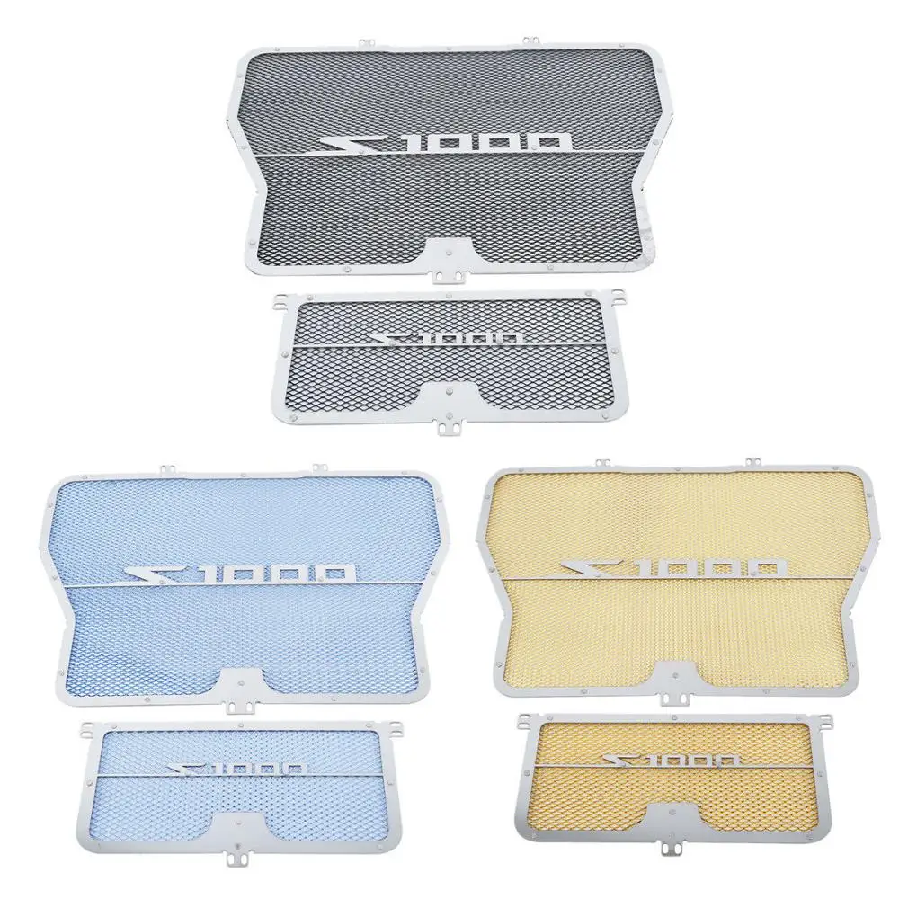 

Motorcycle Radiator Guard Grill Oil Cooler Cover Protector For BMW S1000XR 2015-2017 HP4 2012-2014