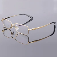 reven jate titanium alloy eyeglasses frame full rim rectangular metal glasses optical prescription eyewear frame spectacles