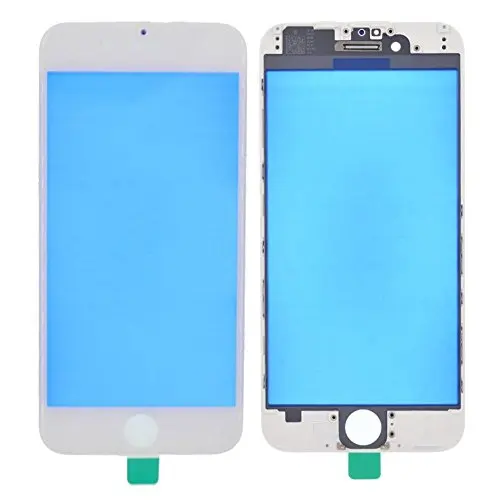 Для iPhone 6 6plus 6s 6s Plus 7 7 Plus 8 8 Plus Переднее стекло Внешний объектив сенсорный экран крышка с рамкой ободок Запасная часть