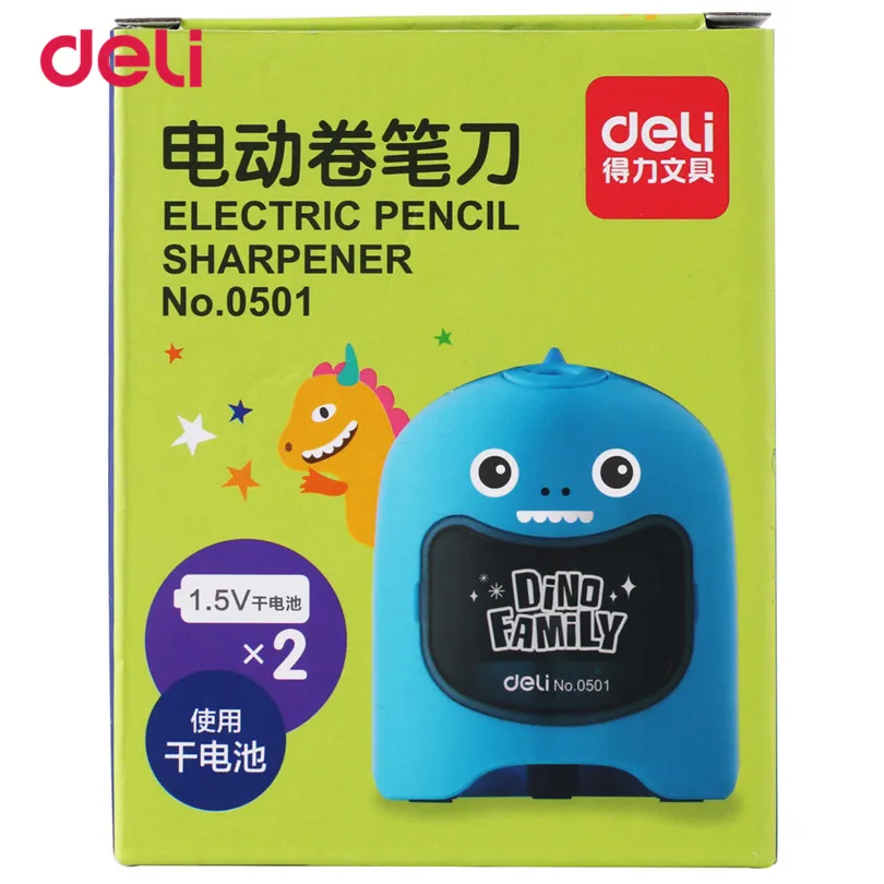 Deli Автоматическая точилка для карандашей школьные принадлежности электрическая