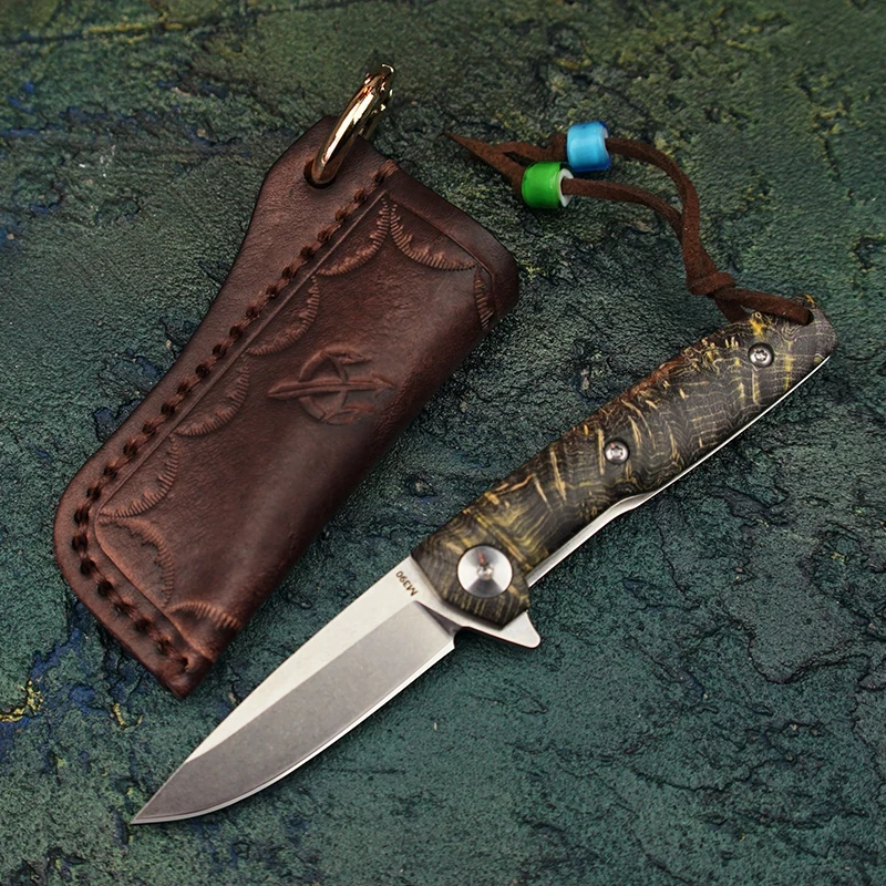 TUREN-M390 стальные складные ножи для кемпинга карманный нож выживания EDC бритва