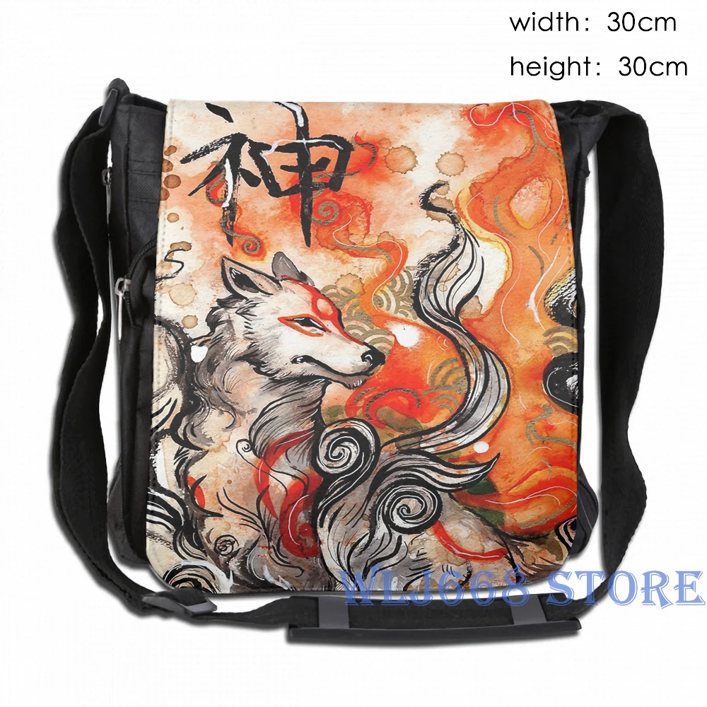 Сумка через плечо с забавным графическим принтом женский рюкзак Okami Amaterasu (2) на